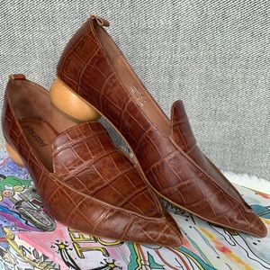 Jeffrey Campbell Viona Loafer Snakeskin Leather